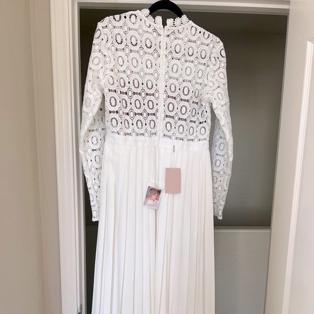 Self portrait crochet maxi dress size UK 10/US 14